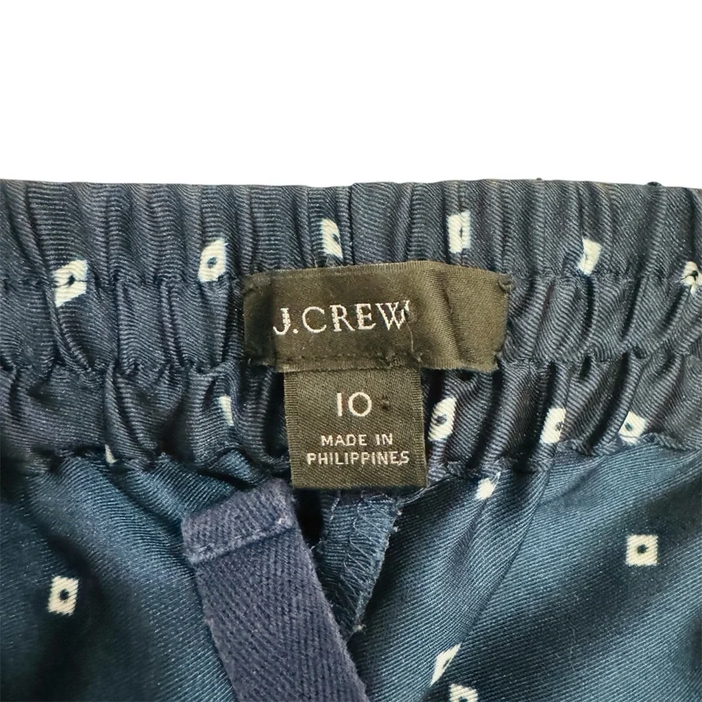 J. Crew Navy and Red Patterned Trousers - Picture 5 of 6